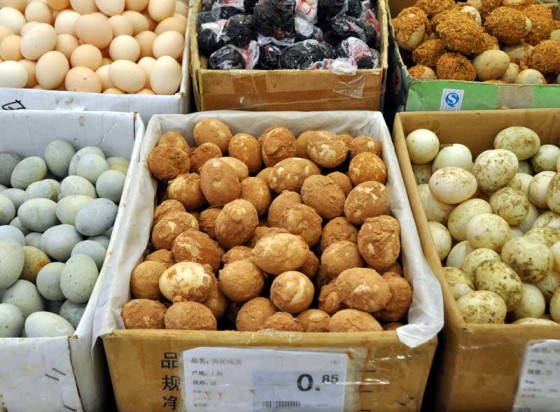 Shanghai Food Store How many creatures' eggs can one possibly eat? The Chinese know no limits.