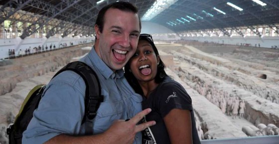 Manali + Terry At Terra Cotta Warriors