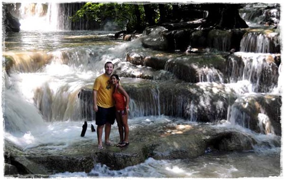 M+T at Erawan Waterfalls M+T at Erawan Waterfalls