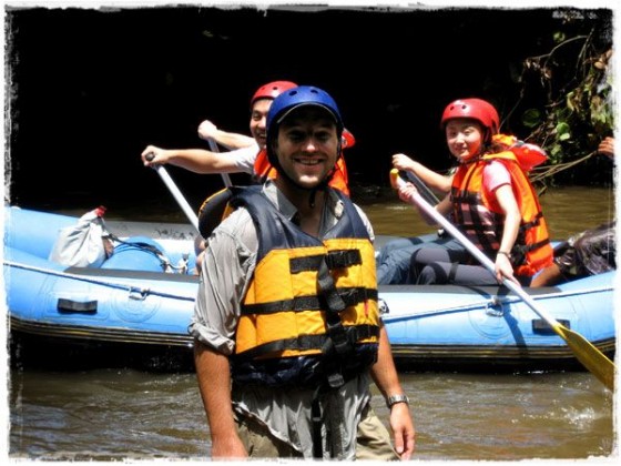 Terry Right Before Soaking Chinese Rafters, Sweet Revenge!