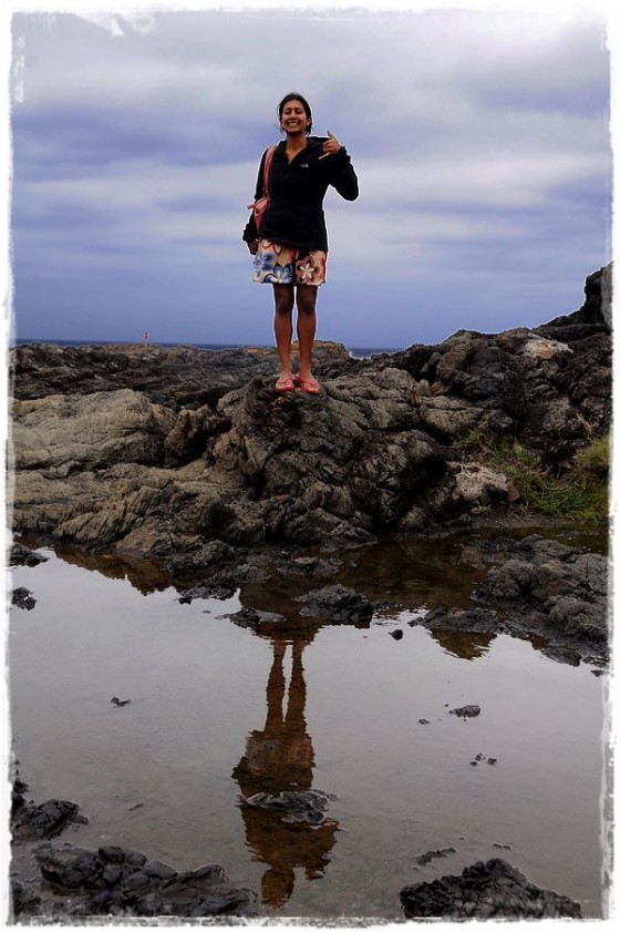 Manali at Kiama Blowhole