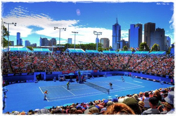 Venus and Serena Williams - Margaret Court, 2010 Australian Open