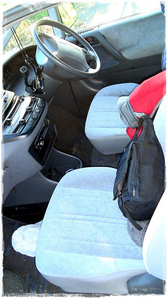 Driver and Passenger Cabin - Jucy Campervan
