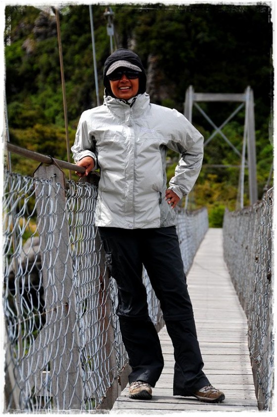 Manali on Swing Bridge Manali on Swing Bridge