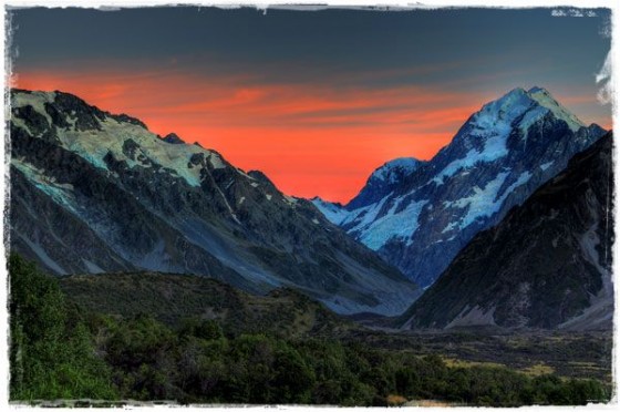 Mount Cook at Sunset Mount Cook at Sunset