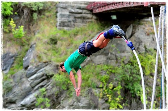 Terry taking the Plunge