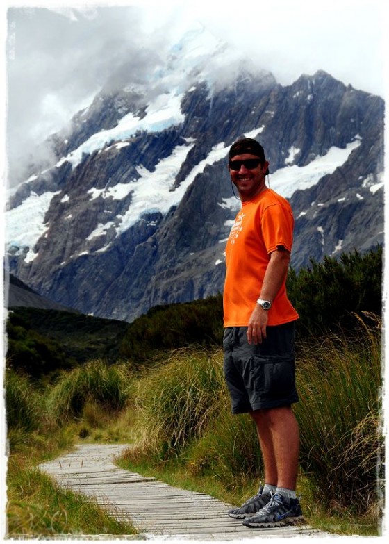 Terry at Mount Cook Terry at Mount Cook