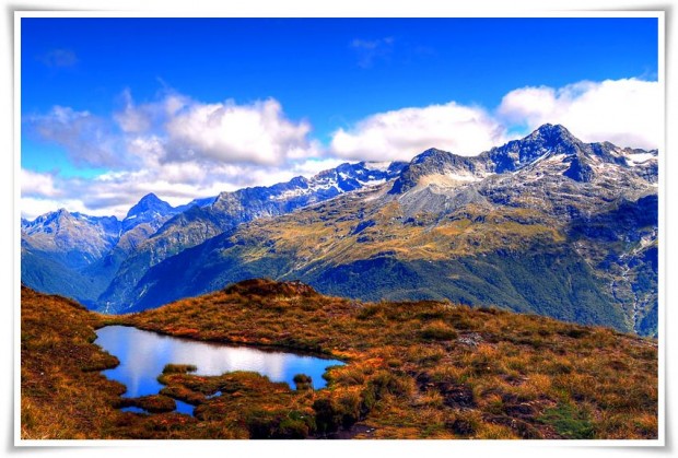 Mountain Reflection - Routeburn Track, New Zealand Queenstown | New Zealand :: Hiking The Routeburn Track
