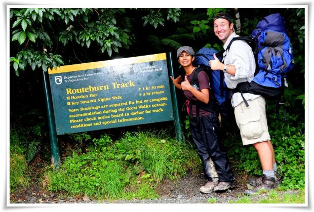 Enjoying Our Finish at the Divide - Routeburn Track, New Zealand Queenstown | New Zealand :: Hiking The Routeburn Track