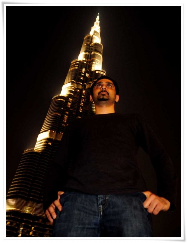 Kunal Below the Burj Khalifa - Dubai, United Arab Emirates Dubai | UAE :: Land of a Thousand Lights