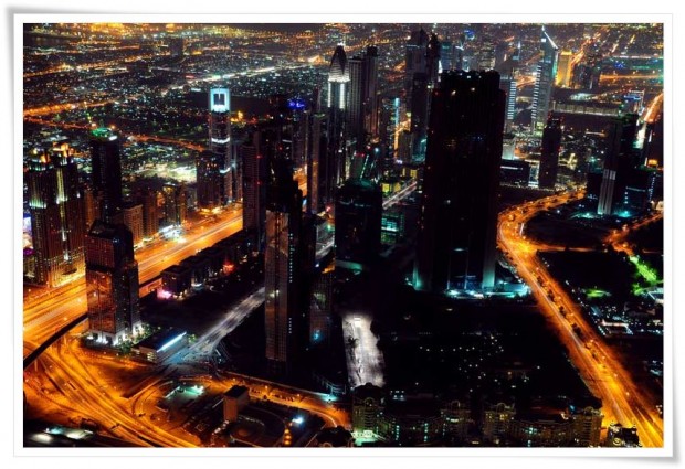 View of Dubai atop Burj Khalifa - Dubai, United Arab Emirates Dubai | UAE :: Land of a Thousand Lights